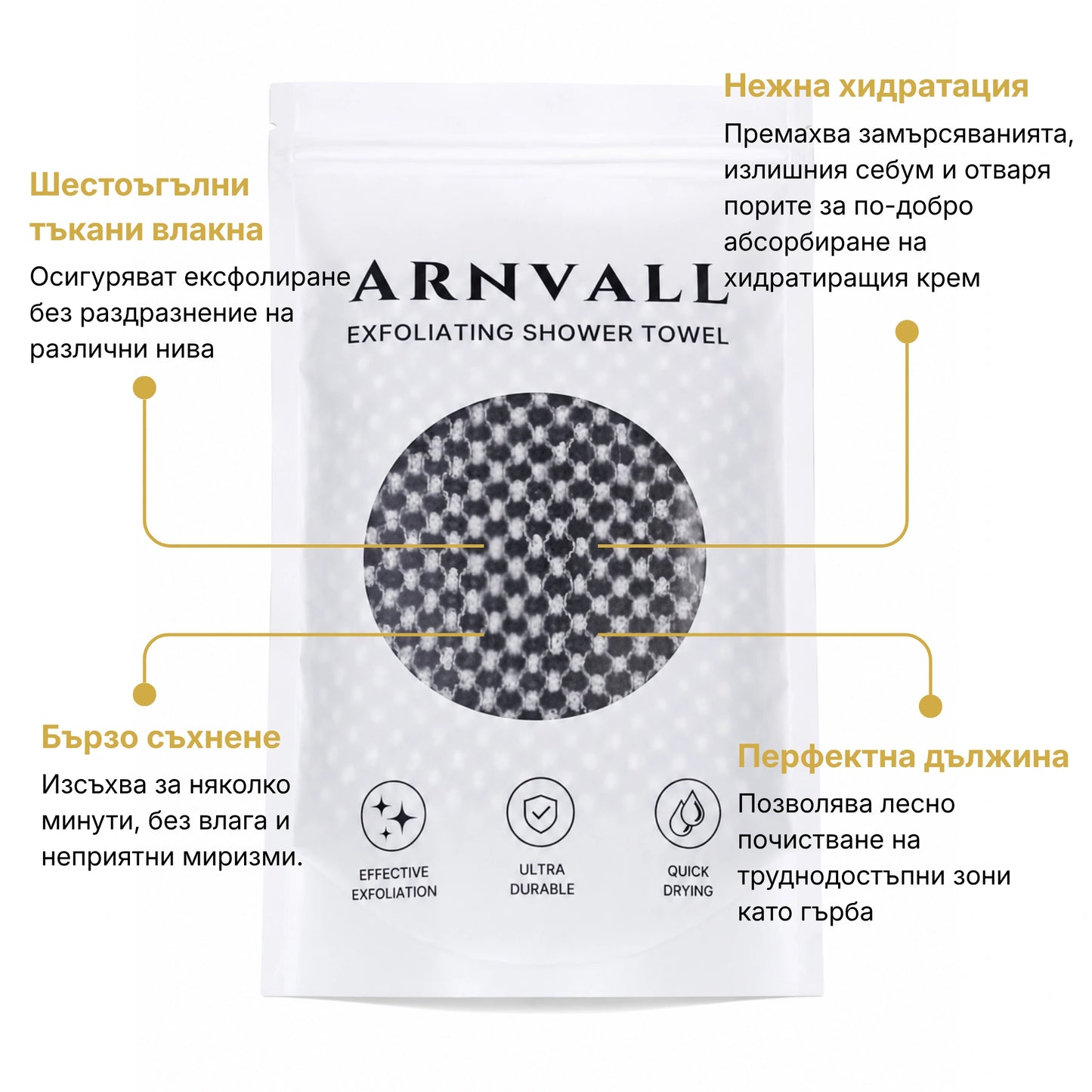 Ексфолираща кърпа Arnvall